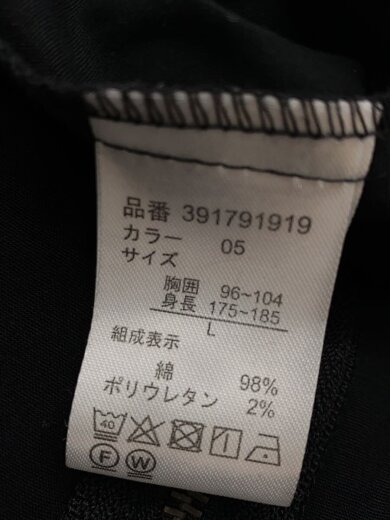 商品画像：長袖ワンピース/L/コットン/BLK 4