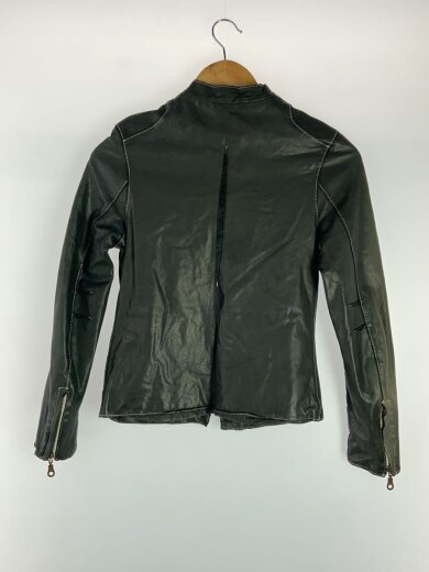 商品画像：レザージャケット・ブルゾン/XXS/レザー/BLK 2