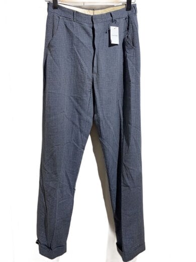 商品画像：リネンウール//ボトム/--/ウール/BLU/チェック 1