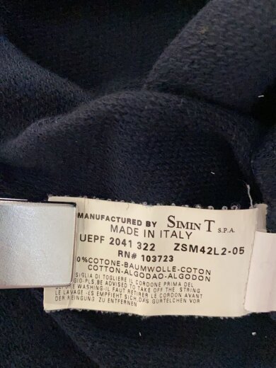 商品画像：レザーレース/７分袖カットソー/--/コットン/NVY/ZSM42L2-05 4