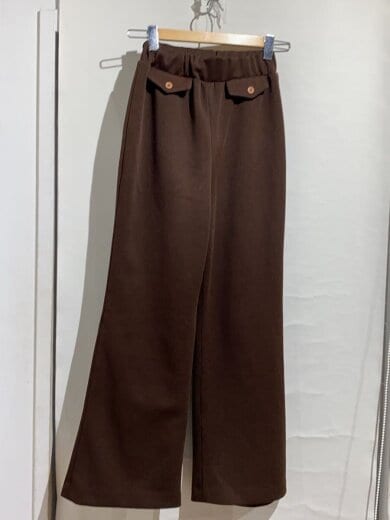 商品画像：70s/フレア/イージーパンツ/ブーツカットパンツ/--/ポリエステル/BRW 2