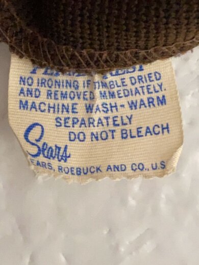 商品画像：70s/フレア/イージーパンツ/ブーツカットパンツ/--/ポリエステル/BRW 3