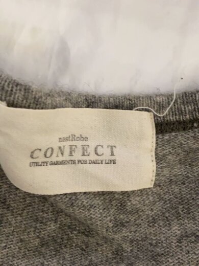 商品画像：カーディガン(薄手)/3/ウール/GRY/02134-0049 3