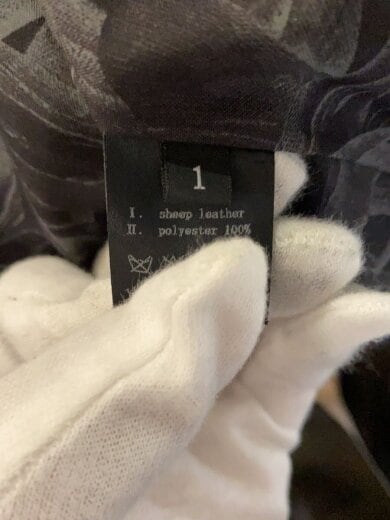 商品画像：ベスト/1/レザー/BLK 4