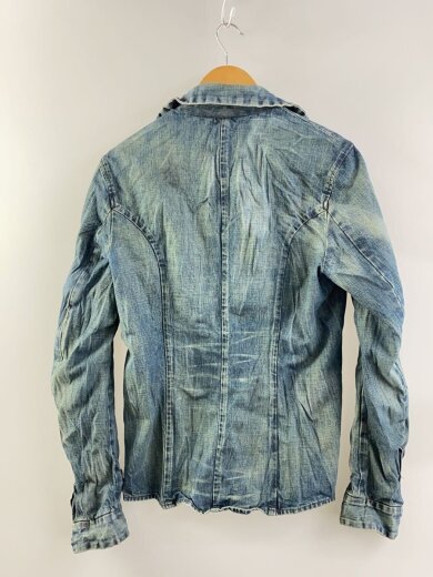 商品画像：テーラードジャケット/M/コットン/インディゴ/dn58r 2