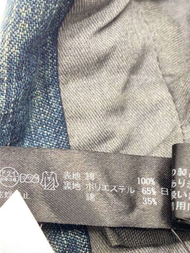 商品画像：テーラードジャケット/M/コットン/インディゴ/dn58r 4