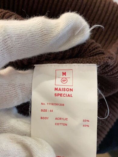 商品画像：ニット・セーター(薄手)/44/コットン/BRW/11192361208 4