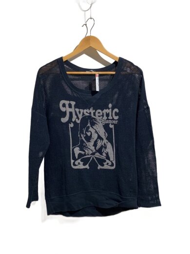 商品画像：ニット・セーター(薄手)/FREE/ウール/ブラック/0124ns07// 1