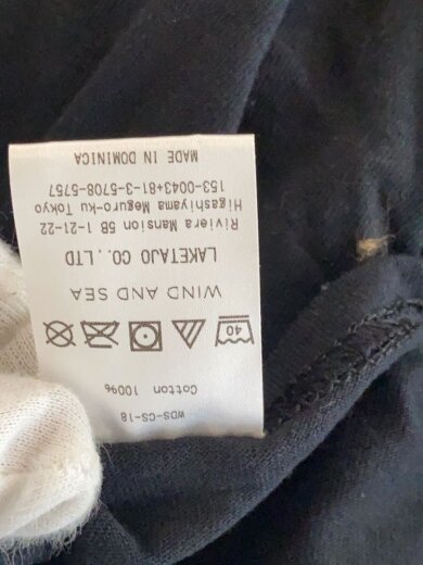 商品画像：Tシャツ/M/コットン/BLK/wds-cs-18 5