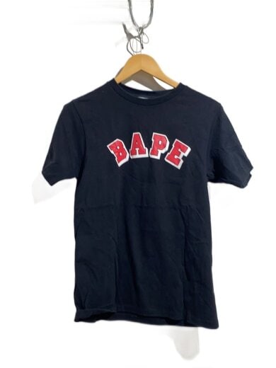 商品画像：BAPE/カレッジTEE/Tシャツ/S/コットン/BLK 1