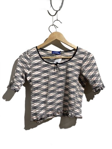 商品画像：Tシャツ/M/コットン/BEG/チェック/FA512-288 1