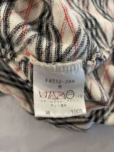 商品画像：Tシャツ/M/コットン/BEG/チェック/FA512-288 4