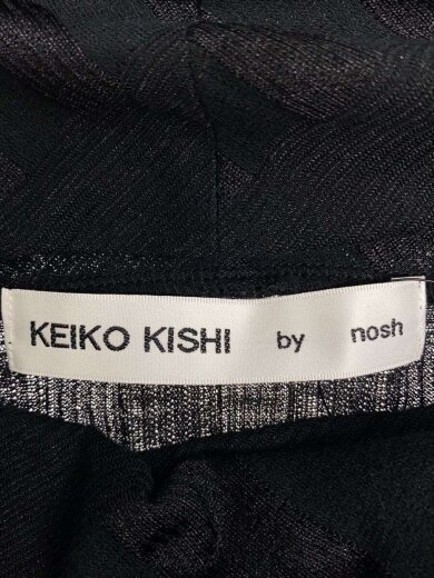 商品画像：keiko kishi/Tシャツ/FREE/ポリエステル/BLK/294-3260// 3