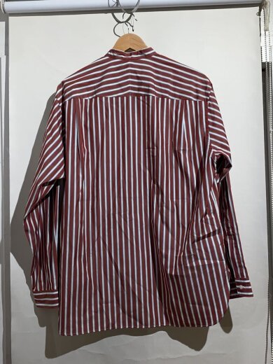 商品画像：長袖シャツ/M/コットン/BRW/ストライプ/1111-250-3643// 2