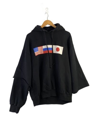 商品画像：パーカー/XL/コットン/BLK/GO13-T008// 1