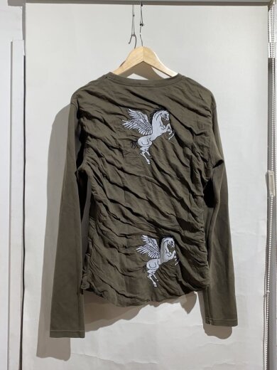 商品画像：長袖Tシャツ/M/コットン/BRW/355-01-39018// 2