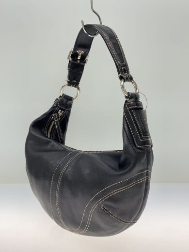 商品画像：ハーフムーン/ハンドバッグ/レザー/BLK/C063// 2