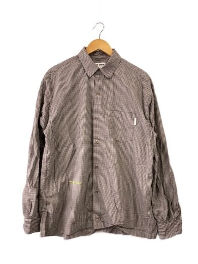 商品画像：長袖シャツ/L/コットン/グレー/ギンガムCK/ttt-26ss-sh02// 1