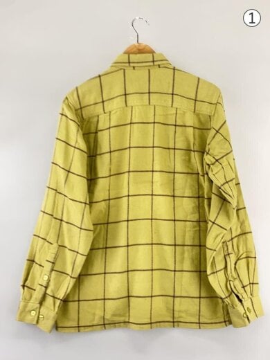 商品画像：F6/ヘビネル/ORGANIC COTTON/ネルシャツ/S/コットン/GRN/チェック// 2
