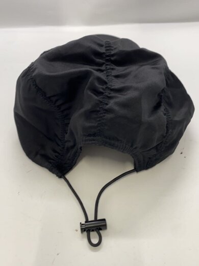 商品画像：Satin Ruched Cap/キャップ/ポリエステル/BLK/レディース/5644// 3
