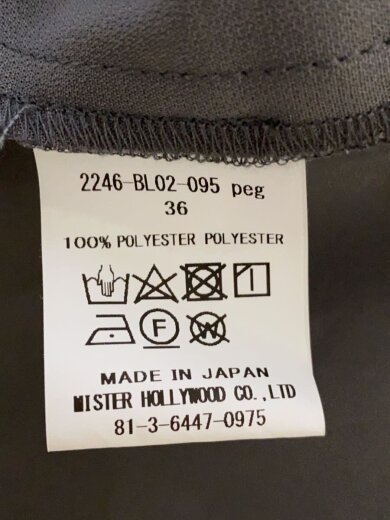 商品画像：HALF ZIP HOODIE BLOUSON/パーカー/34/ポリエステル/GRY 4