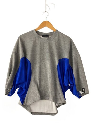 商品画像：ブルーメッシュ切替/Tシャツ/M/ポリエステル/GRY/ZU61JJ003// 1