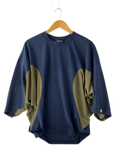 商品画像：カーキメッシュ切替/Tシャツ/M/ポリエステル/NVY/ZU61JJ003// 1