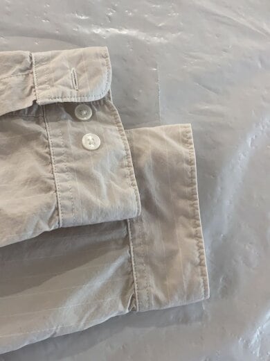 商品画像：NEAT LOOSE FIT R/C SHT/長袖シャツ/3/コットン/GRY/ストライプ/MA-S-644// 5