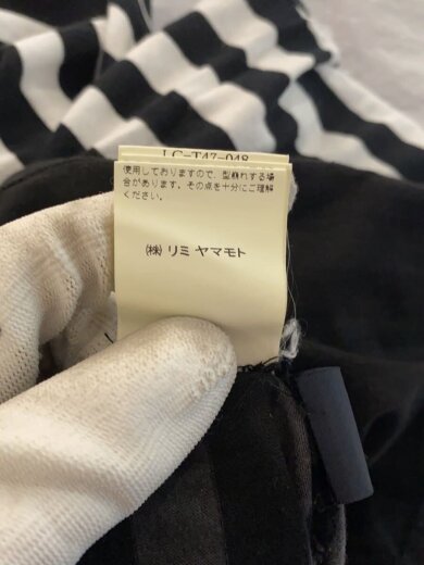 商品画像：Tシャツ/S/コットン/BLK/ツートーンフェードボーダー/LC-T47-048// 4