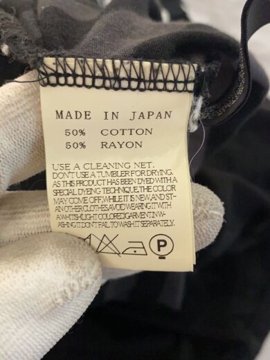 商品画像：Tシャツ/S/コットン/BLK/ツートーンフェードボーダー/LC-T47-048// 5