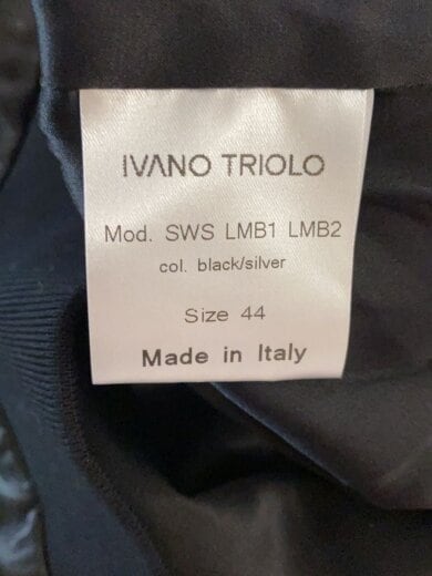 商品画像：IVANO TRIOLO/スウェット/44/羊革/BLK 4