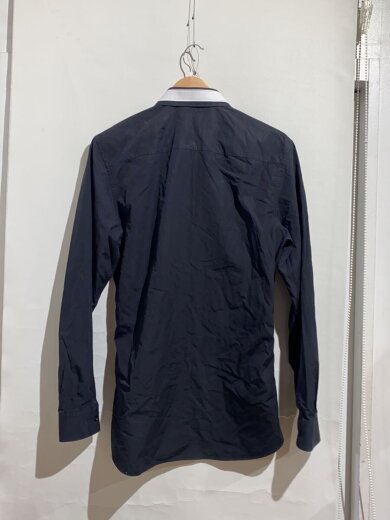 商品画像：長袖シャツ/コットン/ブラック/無地/BM601G1008 2