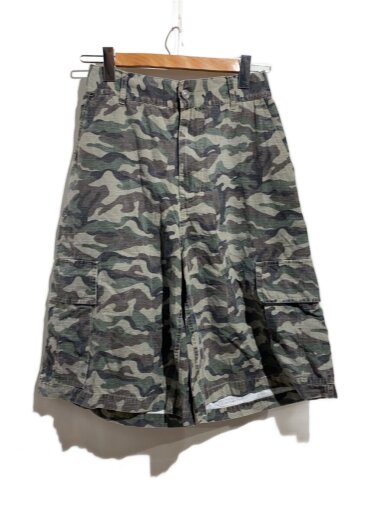 商品画像：ショートパンツ/L/コットン/KHK/カモフラ 1