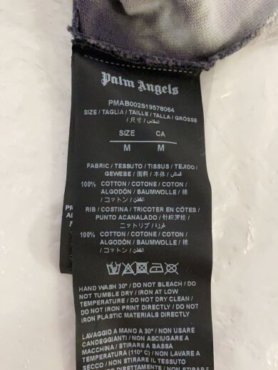 商品画像：長袖Tシャツ/M/コットン/GRY/総柄/PMAB002S19578064 4