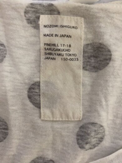 商品画像：Tシャツ/one/コットン/WHT/ドット 3