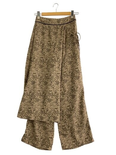 商品画像：Jacquard Layered Pants/38/ポリエステル/ベージュ/総柄/11920711// 1