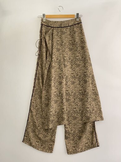 商品画像：Jacquard Layered Pants/38/ポリエステル/ベージュ/総柄/11920711// 2