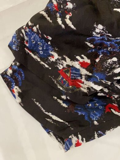 商品画像：Cliff Aloha Rib Shirt/半袖シャツ/L/ブラック/総柄// 6