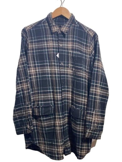 商品画像：アーツ期/2005AW/長袖シャツ/2/ウール/GRN/チェック/5A229-SH3 1