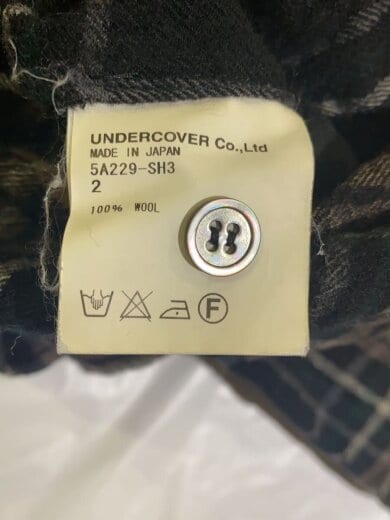 商品画像：アーツ期/2005AW/長袖シャツ/2/ウール/GRN/チェック/5A229-SH3 4
