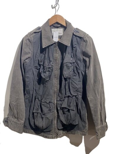 商品画像：00S/異素材ドッキング/珍品/ジャケット/S/コットン/GRY 1