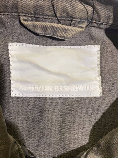 商品画像：00S/異素材ドッキング/珍品/ジャケット/S/コットン/GRY 4