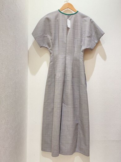 商品画像：コンストラクションラインチェックドレス/36/ウール/グレー/チェック/20S65205// 2