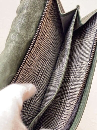 商品画像：長財布/羊革/GRN/メンズ/720626 5