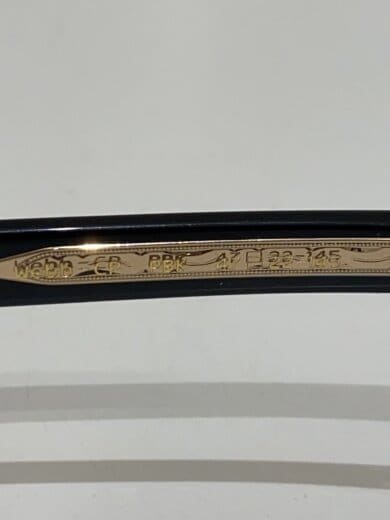 商品画像：webb-cp/メガネ/ウェリントン/プラスチック/BLK/CLR/メンズ/4722-145 5