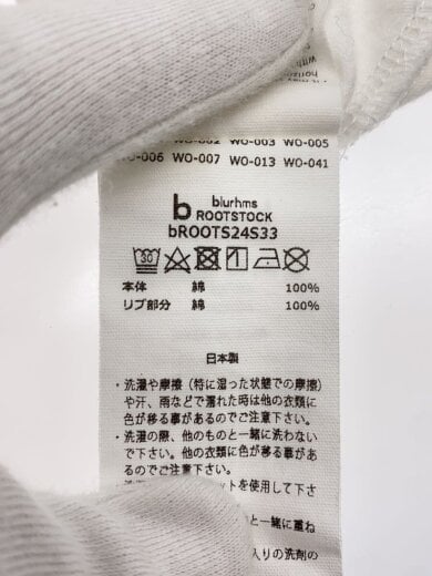 商品画像：Tシャツ/0/コットン/WHT/bROOTS24S33 4