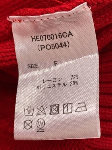 商品画像：半袖ワンピース/FREE/レーヨン/RED/無地/HE070016CA 4