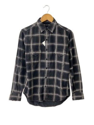 商品画像：長袖シャツ/1/コットン/BLK/チェック/1809-5002-07-012 1