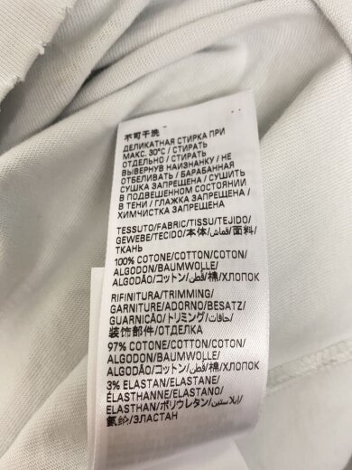 商品画像：Tシャツ/L/コットン/WHT/プリント/787349// 5