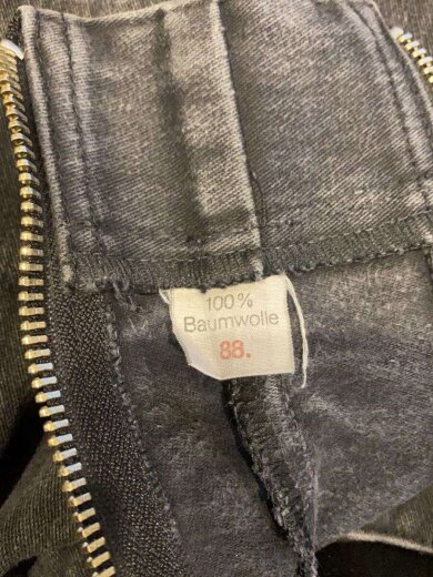 商品画像：Vintage/ドイツ/ENGELBERT/ロガーパンツ/エレファントスキン/実寸W28×L31/ブラック 3